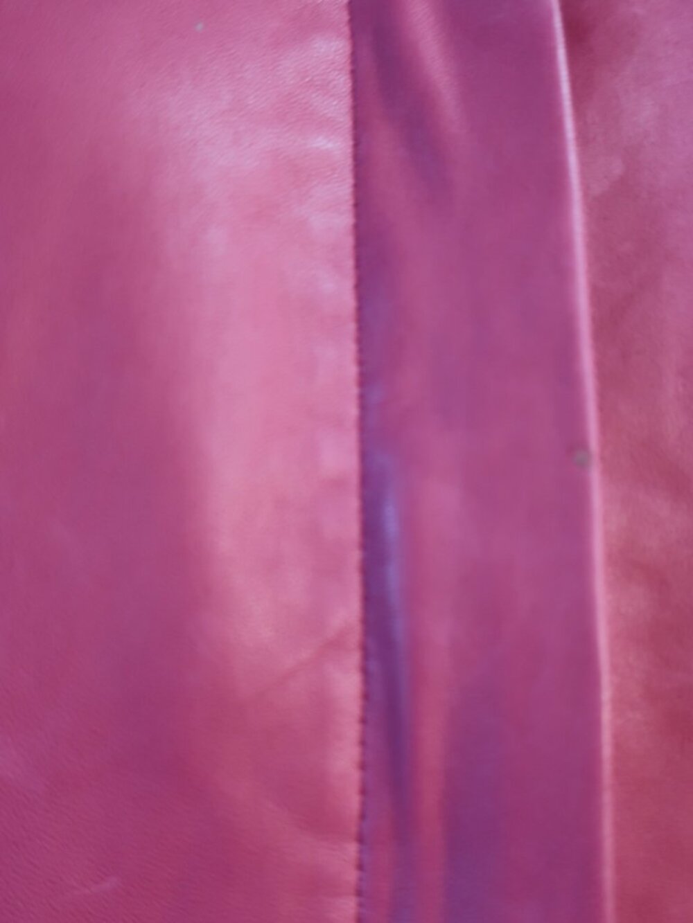 Womens Ralph Lauren Golf Raspberry-Pink Color Leather Jacket S - Picture 10 of 14